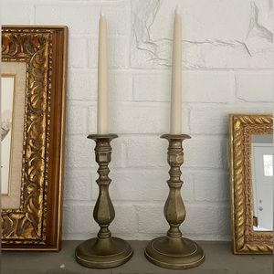 Vintage Brass Candlesticks